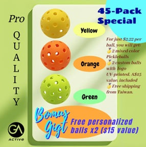 45-Pack SPECIAL  2-Color Mix from Green, Yellow, or Orange – No-Frills, Just Performance!